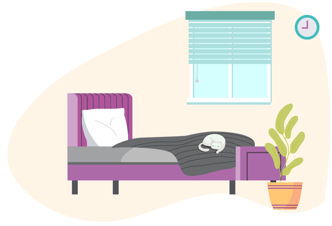 Helper helping patient into bed with device